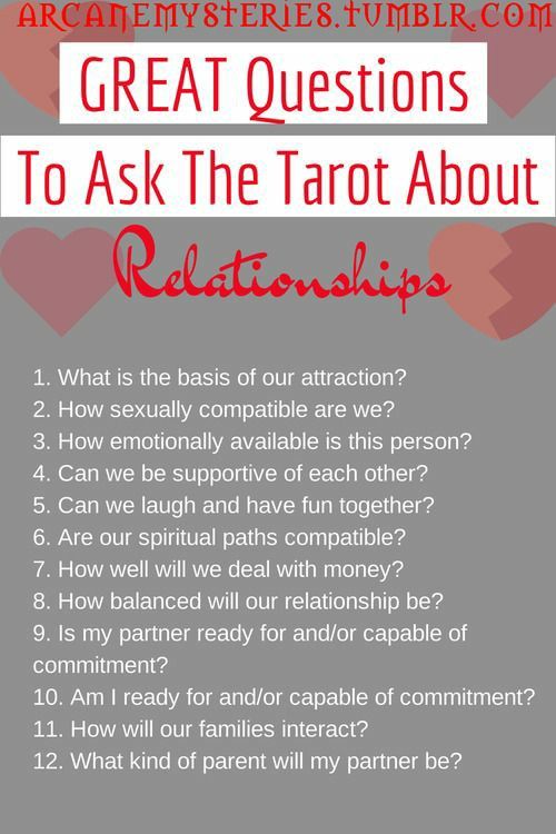 Love Tarot： Best Questions to Ask.