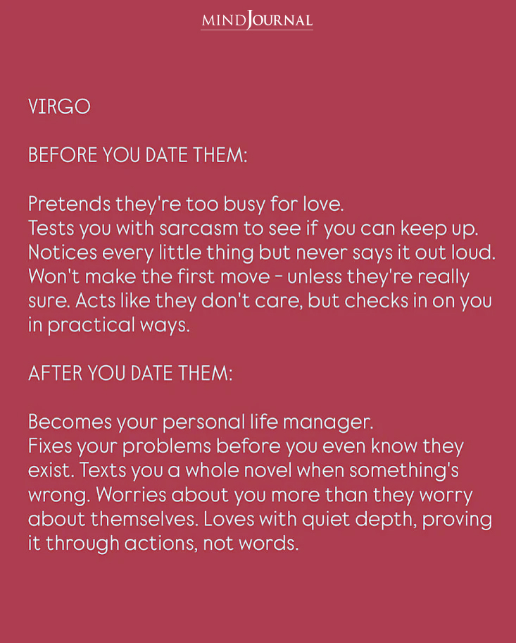 Virgo Love Traits (For Better Dates).