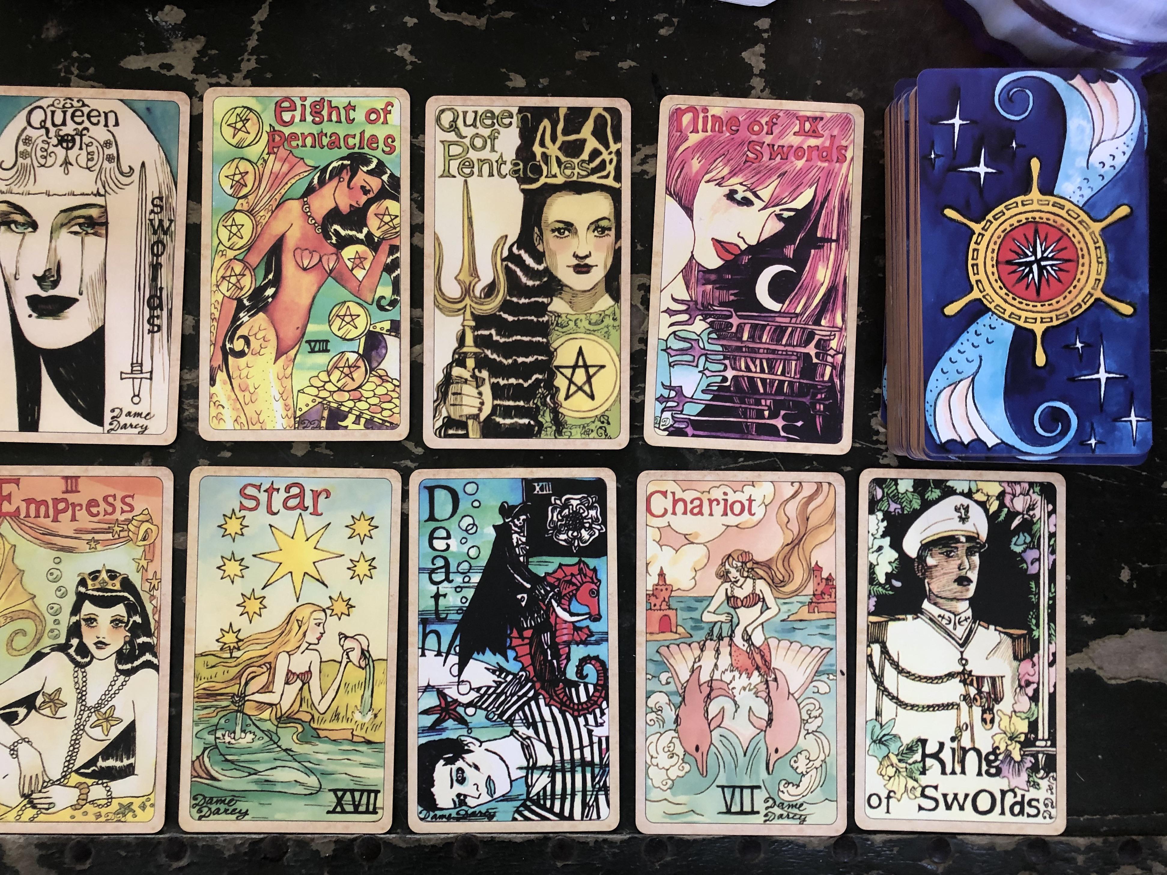 Dame Darcy Mermaid Tarot Cards: Easy Start For Newbies!