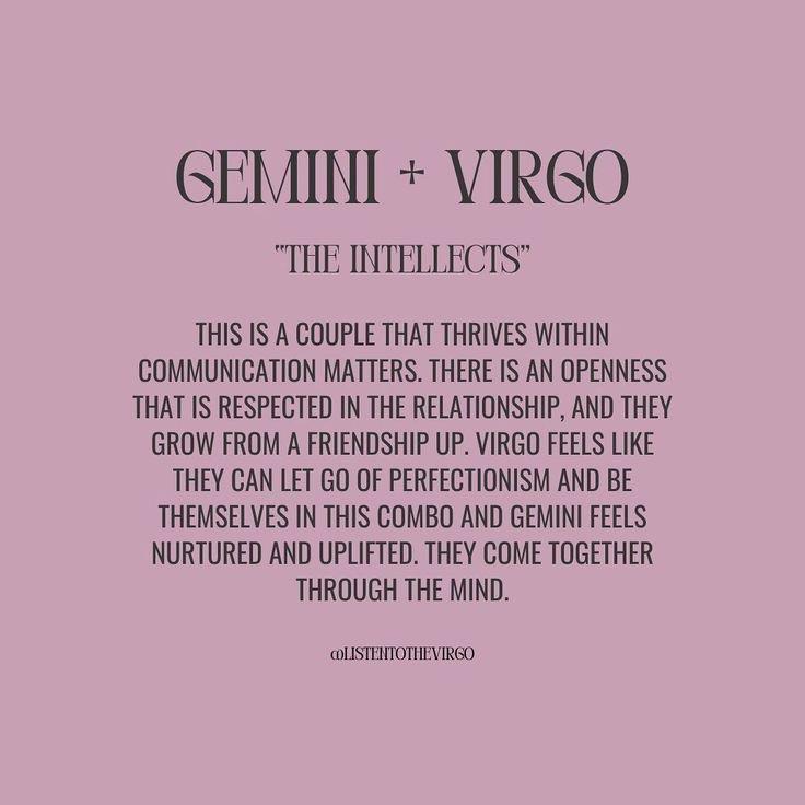 Virgo Gemini pairs： Will they last？