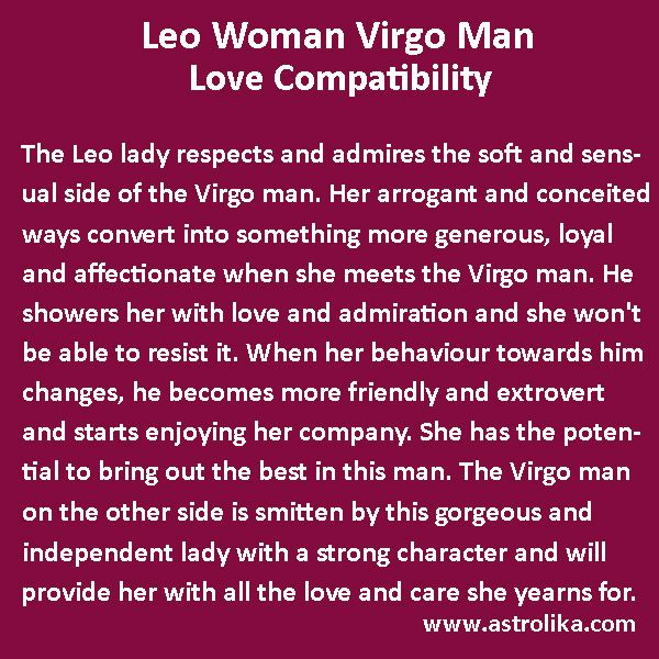 Virgo Man in Love with a Leo Woman： Is It a Good Match？