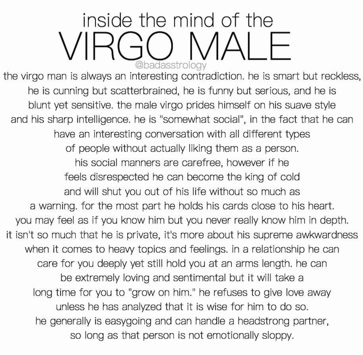Virgo Man in Love Quotes： Express Your Feelings Perfectly